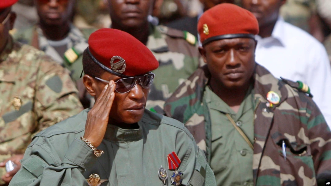 L'ex-chef  de la junte guinéenne,  Moussa Dadis Camara. Illustration