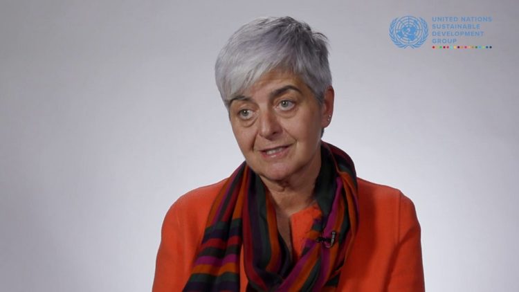 Barbara Manzi, la Coordonnatrice résidente du système des Nations-Unies au Burkina Faso.