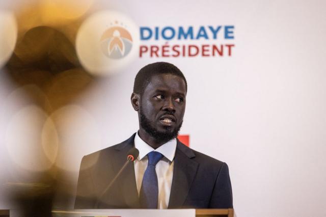 Le nouveau président élu du Sénégal, Bassirou Diomaye Faye