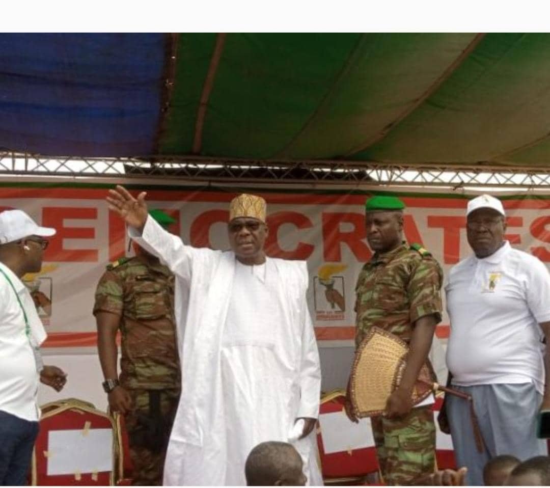 L'ex-président béninois Thomas Boni Yayi lors congrès ordinaire à Parakou