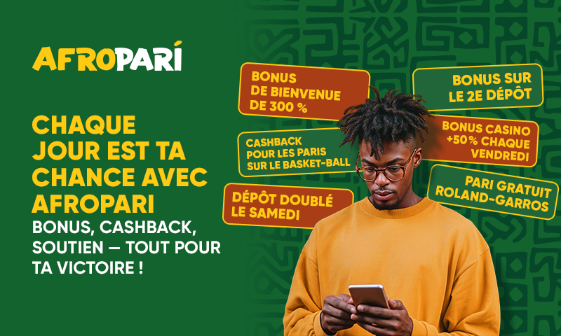 Gagne chaque jour avec les bonus AfroPari !