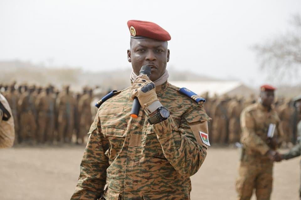 Le capitaine Ibrahim Traoré, président de la Transition au Burkina Faso