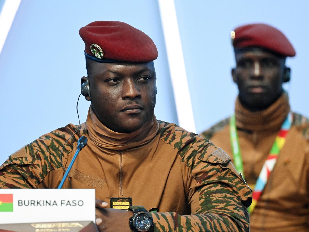 Le capitaine Ibrahim Traoré, Président de la transition du Burkina Faso