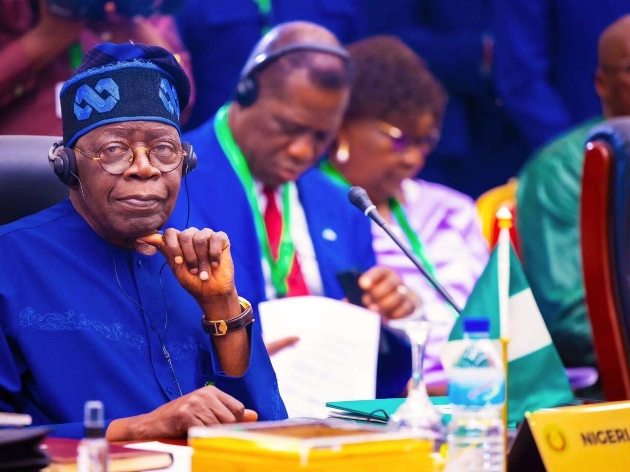 Le président en exercice de la CEDEAO, Bola Tinubu.