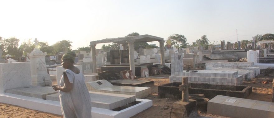 Un cimetière au Bénin. © La Nation Bénin