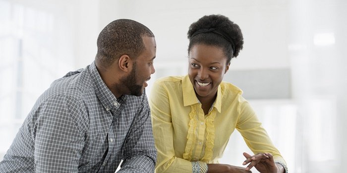 Un couple africain. Image d'illustration