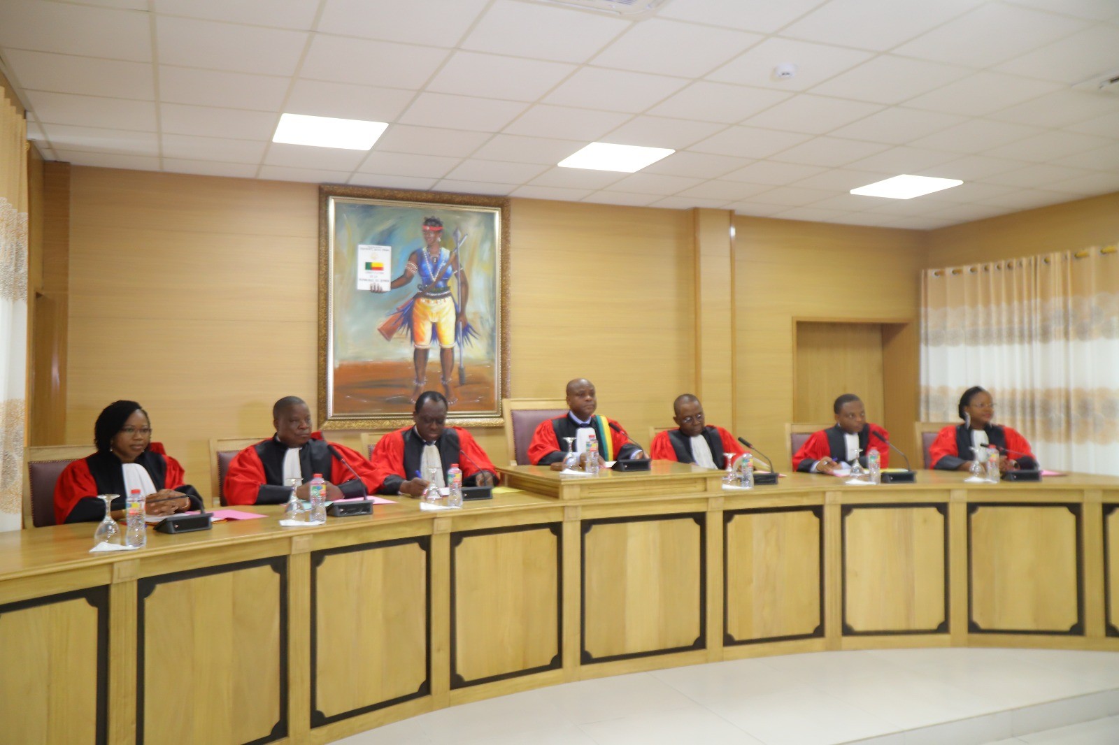Des juges de la Cour constitutionnelle du Bénin