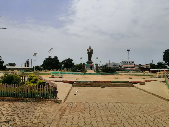 Entrée de la ville de Parakou.