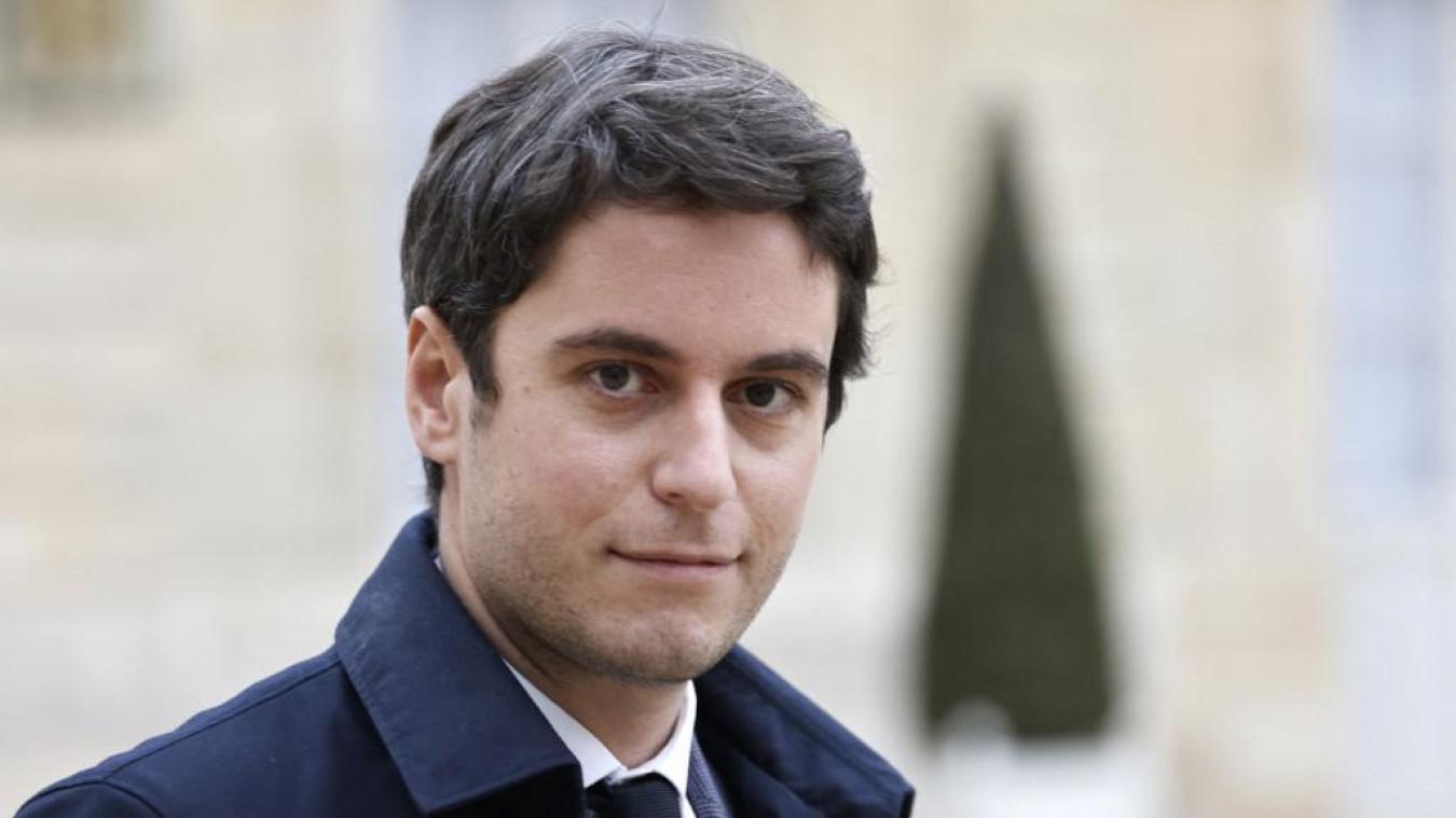 Le nouveau premier ministre français, Gabriel Attal