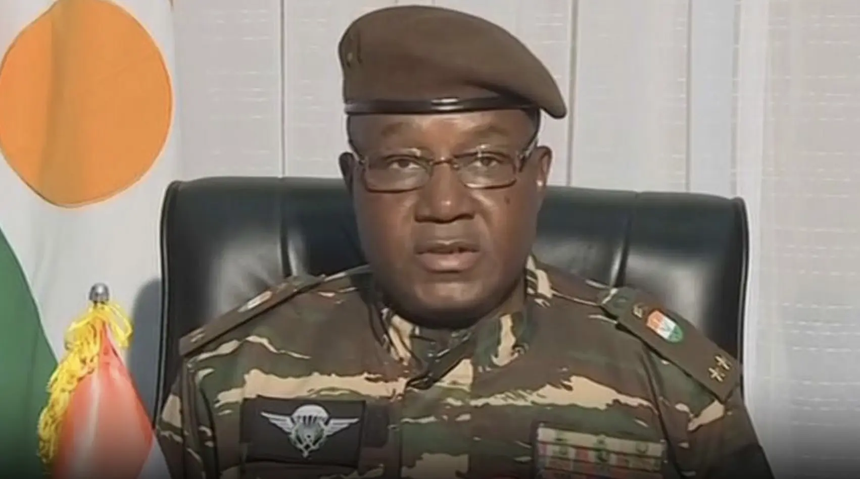 Le Géneral Tchiani, chef de la junte militaire au pouvoir au Niger