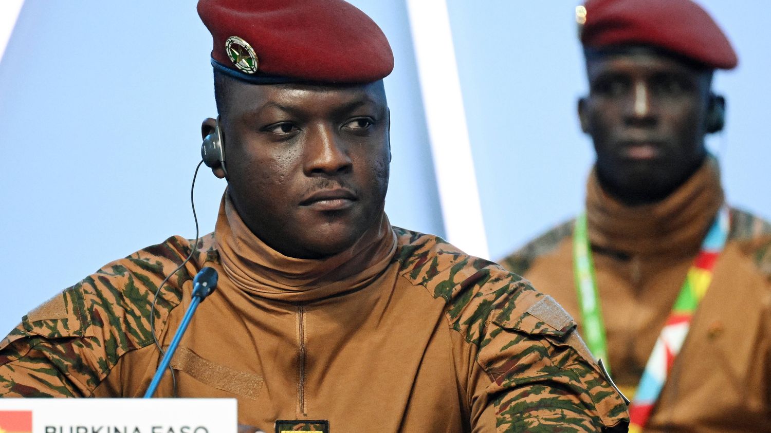 Le président de la transition burkinabè, le capitaine Ibrahim Traoré