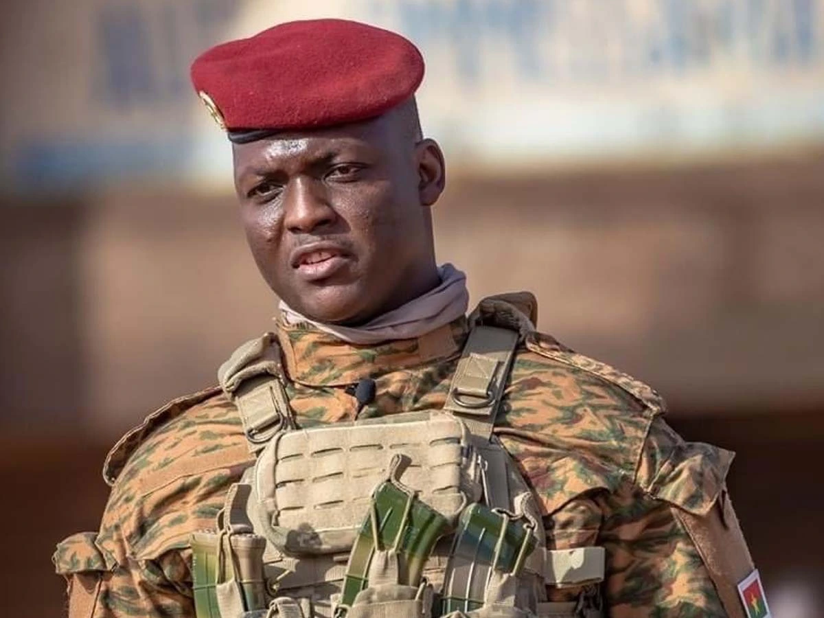 Le capitaine Ibrahim Traoré, président de la Transition au Burkina Faso