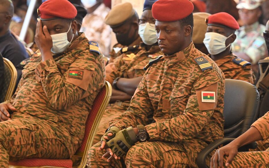 Le président de la transition au Burkina, le capitaine Ibrahim Traoré,