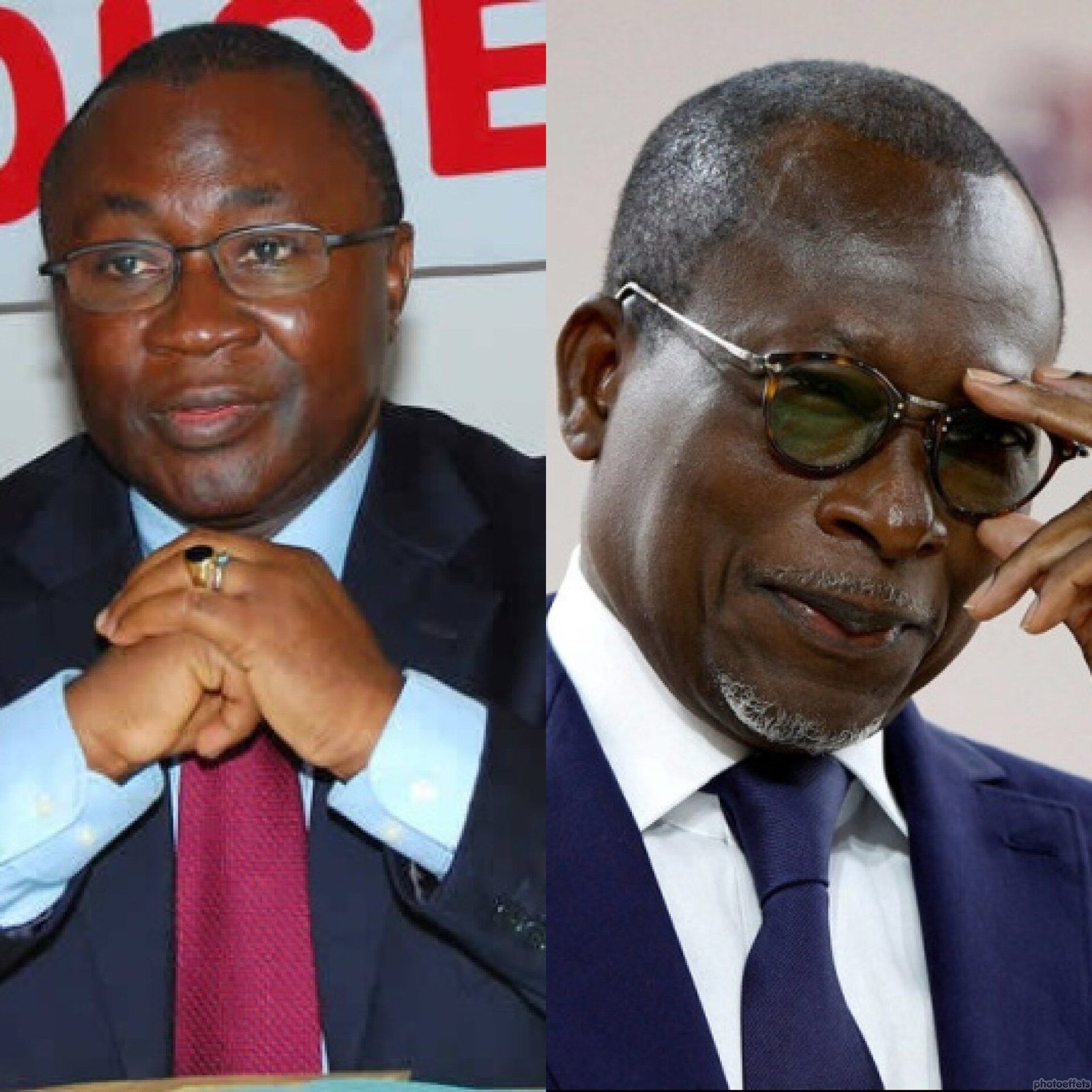 Le bâtonnier Jacques Migan et le président Patrice Talon. Image d'illustration (Libre Express)