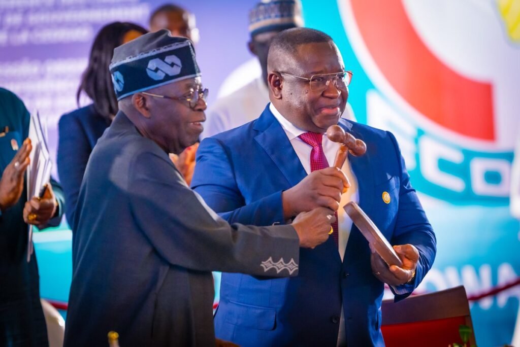 Le nouveau présiden en exercice de la CEDEAO, Julius Maada Bio