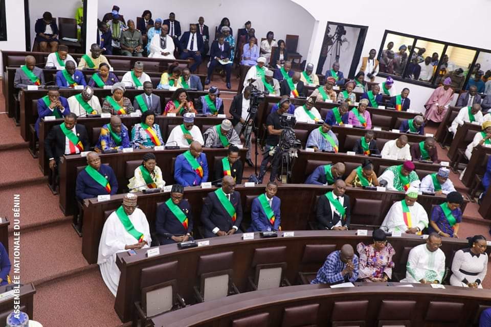 Des députés au parlement béninois