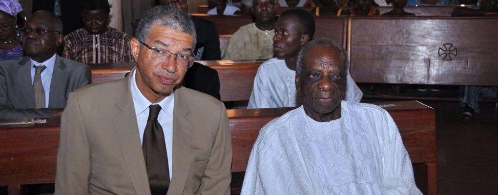 L’ex-premier ministre Lionel Zinsou et son père Réné Derlin Zinsou