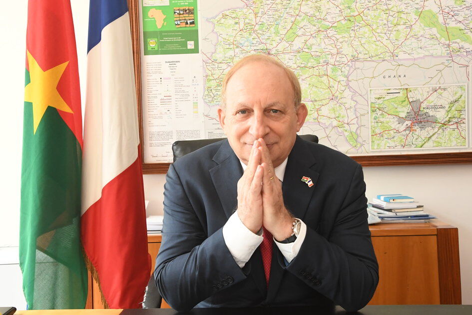 Luc Hallande, l'ambassadeur de France au Burkina