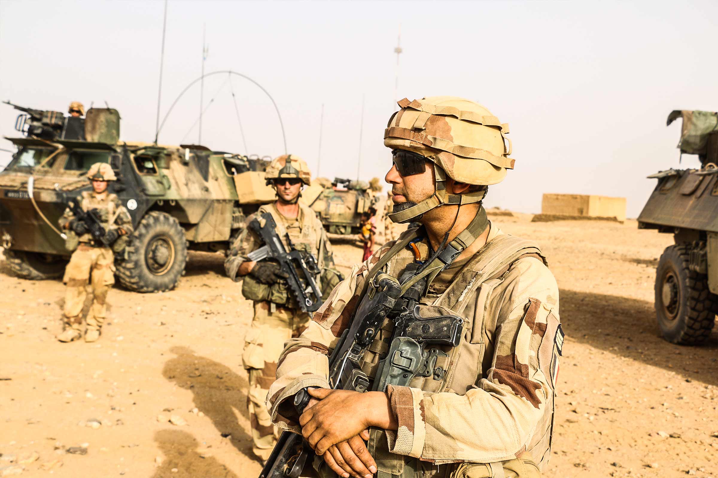 Des militaires français de l'opération Barkhane au Mali