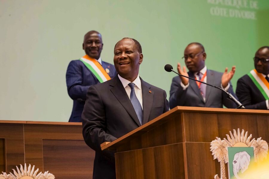 Le président ivoirien, Alassane Ouattara. © Présidence de Côte d'Ivoire