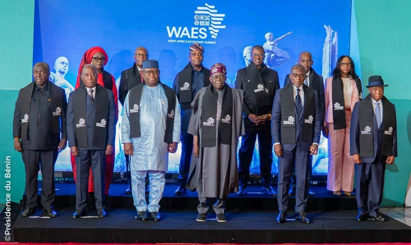 Le Président Patrice Talon et des dirigeants de la CEDEAO. © Présidence du Bénin