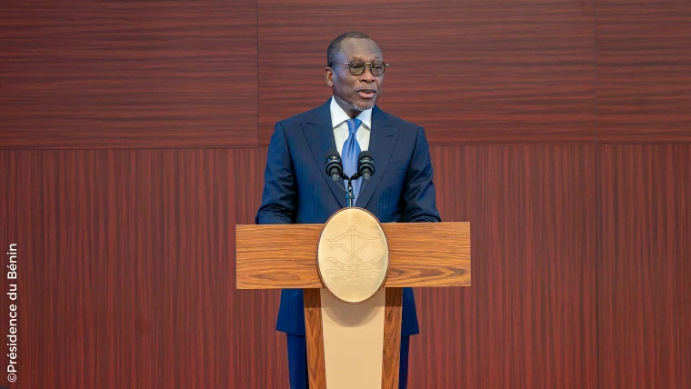 Le Président Patrice Talon. © Présidence du Bénin