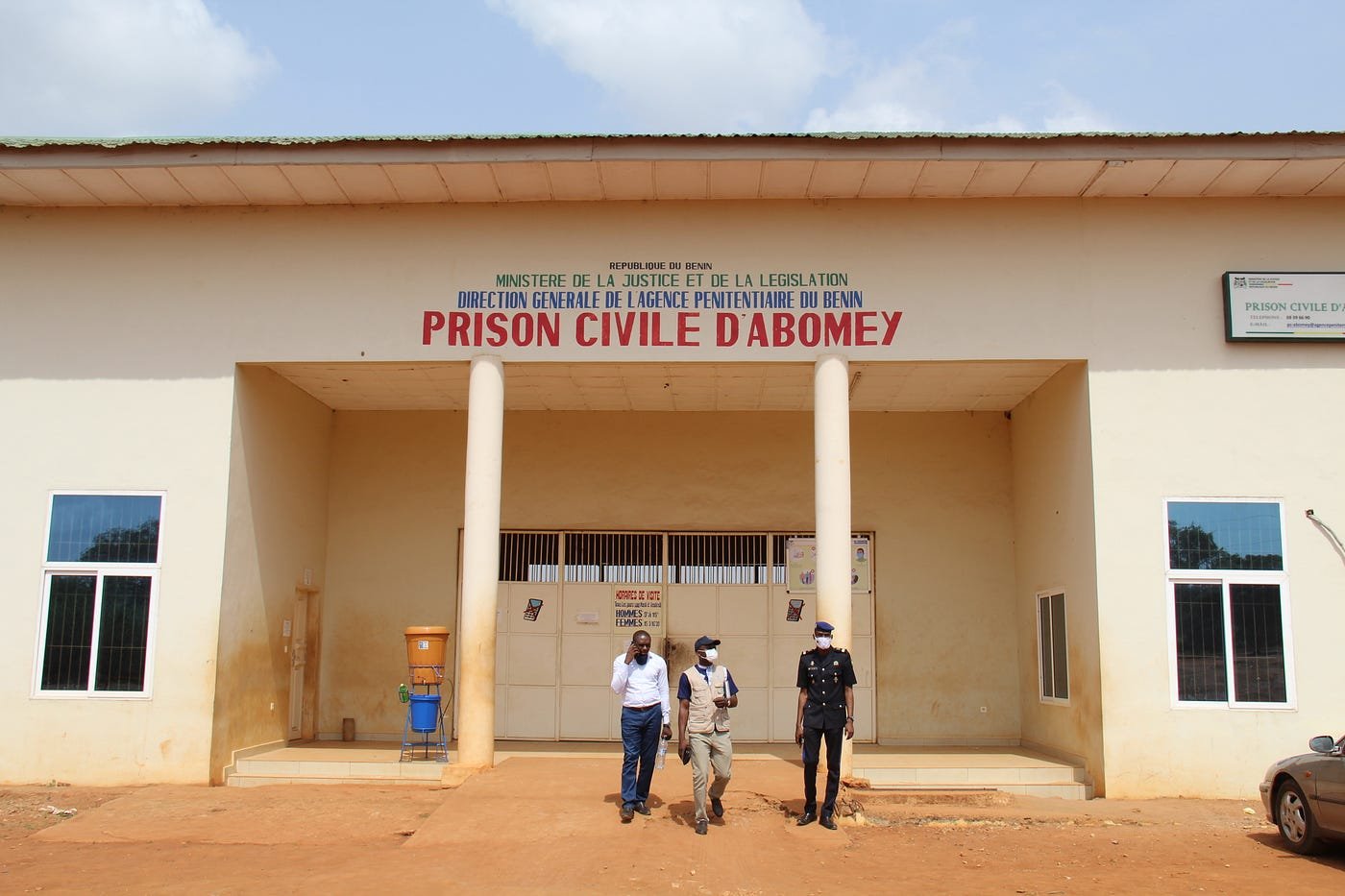 Entrée de la prison civile d'Abomey