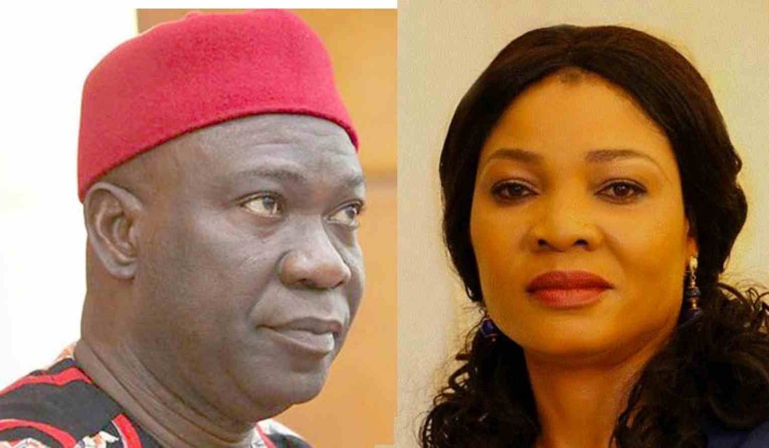 Le sénateur nigérian Ike-Ekweremadu et sa femme. Image d'illustration