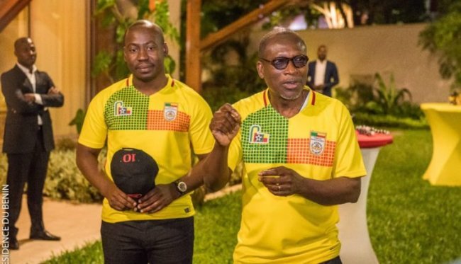 Le président béninois, Patrice Talon et son ministre des Sports, Oswald Homéky. © Présidence du Bénin