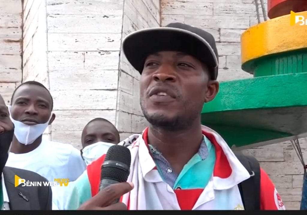 L'activiste de l'opposition Thibaut Ogou. © Bénin Web TV