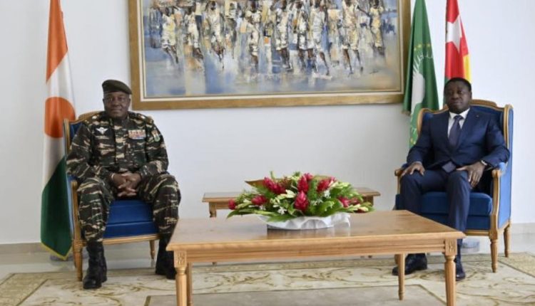 Le Général Abdourahamane Tiani au Togo chez Faure Gnassingbé