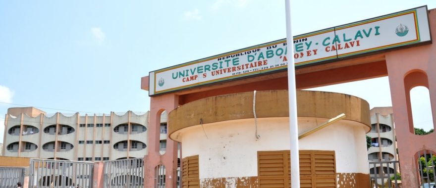 Entrée de l'Université d'Abomey-Calavi (UAC)